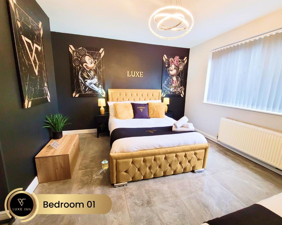 Nr Birmingham City Centre, 5 Bed, Luxe Inn Bagian luar foto