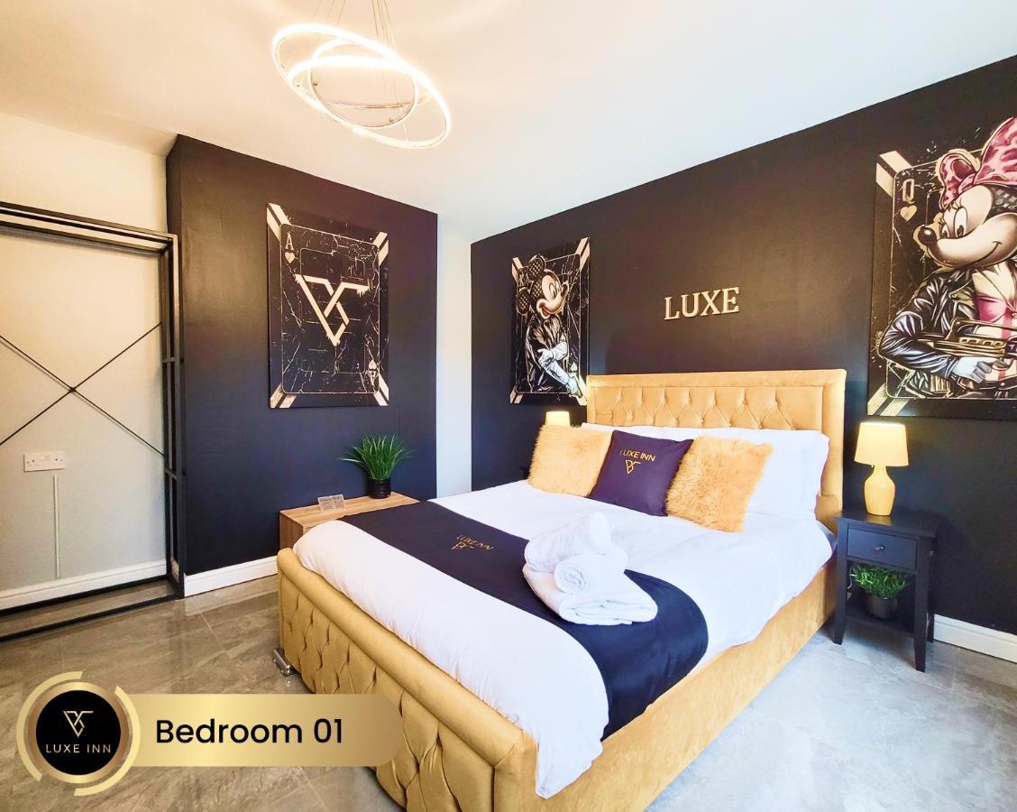 Nr Birmingham City Centre, 5 Bed, Luxe Inn Bagian luar foto