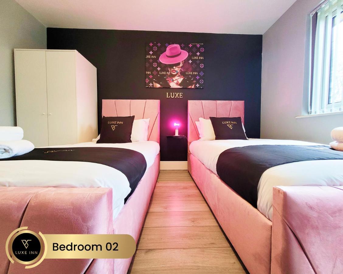 Nr Birmingham City Centre, 5 Bed, Luxe Inn Bagian luar foto