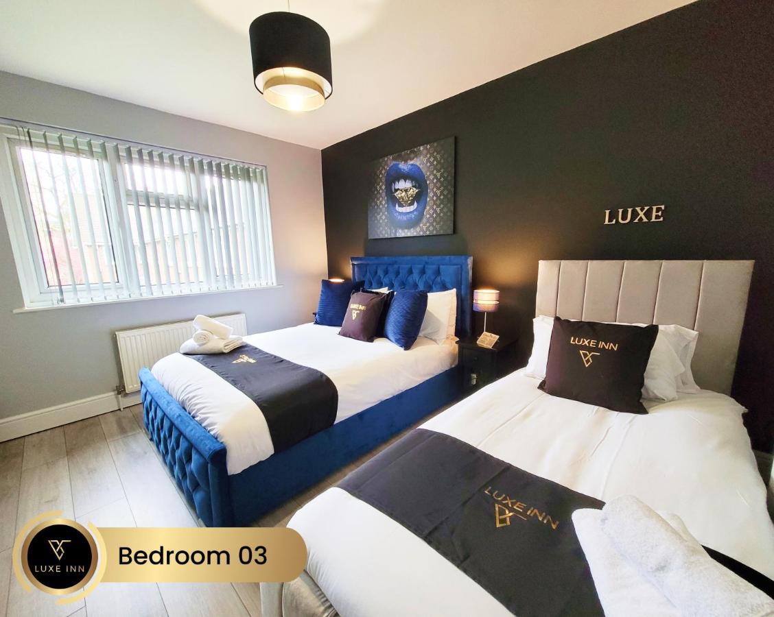 Nr Birmingham City Centre, 5 Bed, Luxe Inn Bagian luar foto