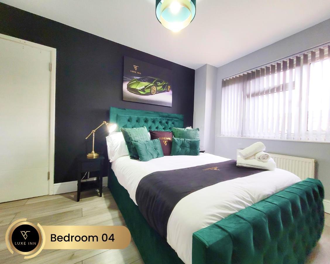 Nr Birmingham City Centre, 5 Bed, Luxe Inn Bagian luar foto
